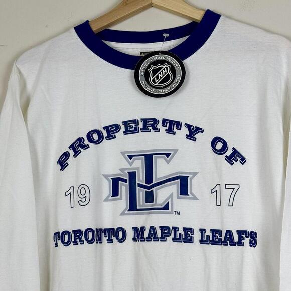 NWT VTG Toronto Maple Leafs NHL Licensed Long Sleeve Tee Y2K - Picture 3 of 10